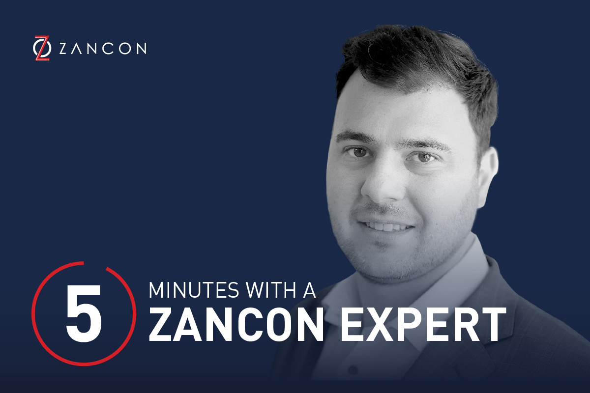 5 Minutes with a Zancon Expert: Adam Zantis